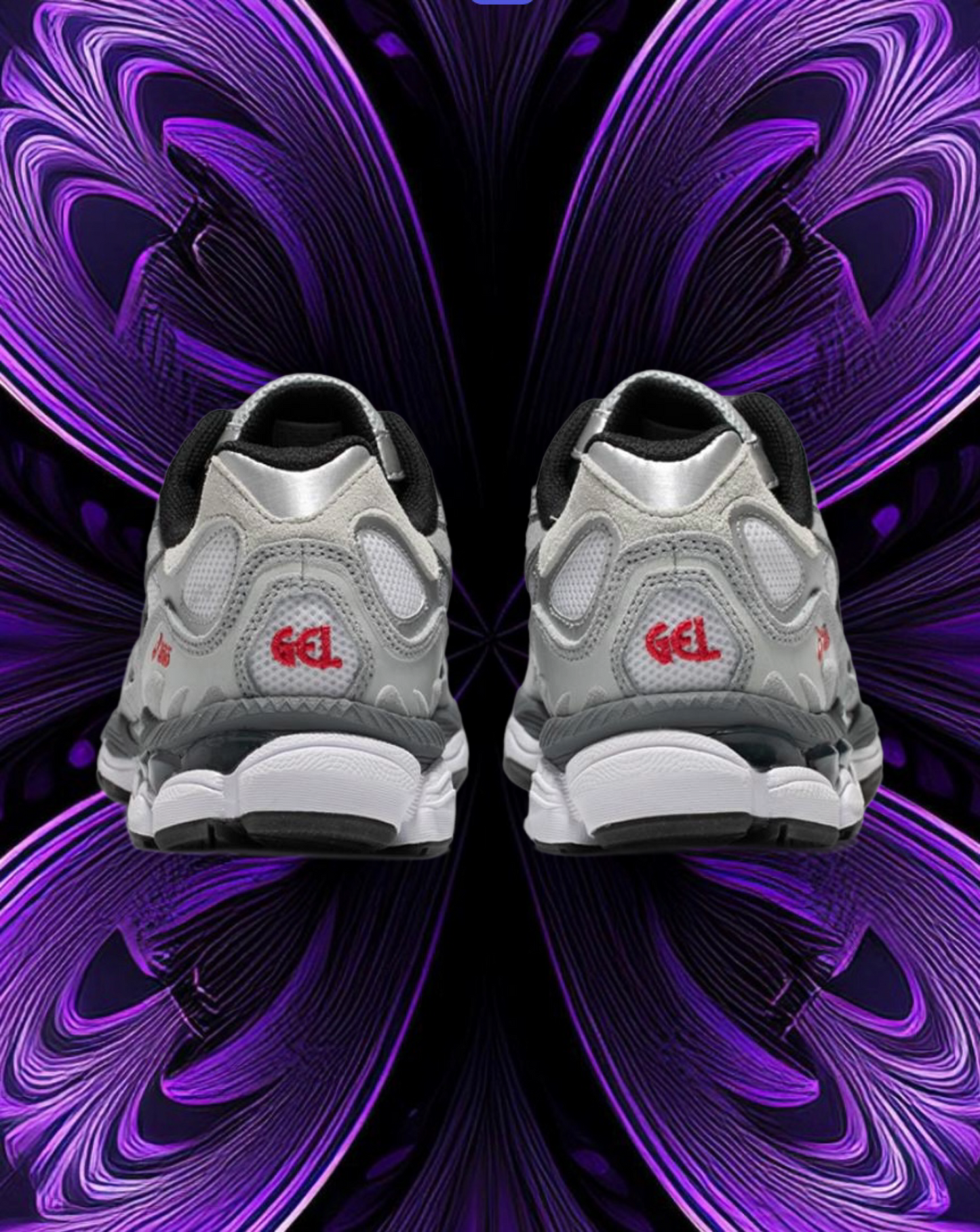 Asics gel NYC “white steel grey”