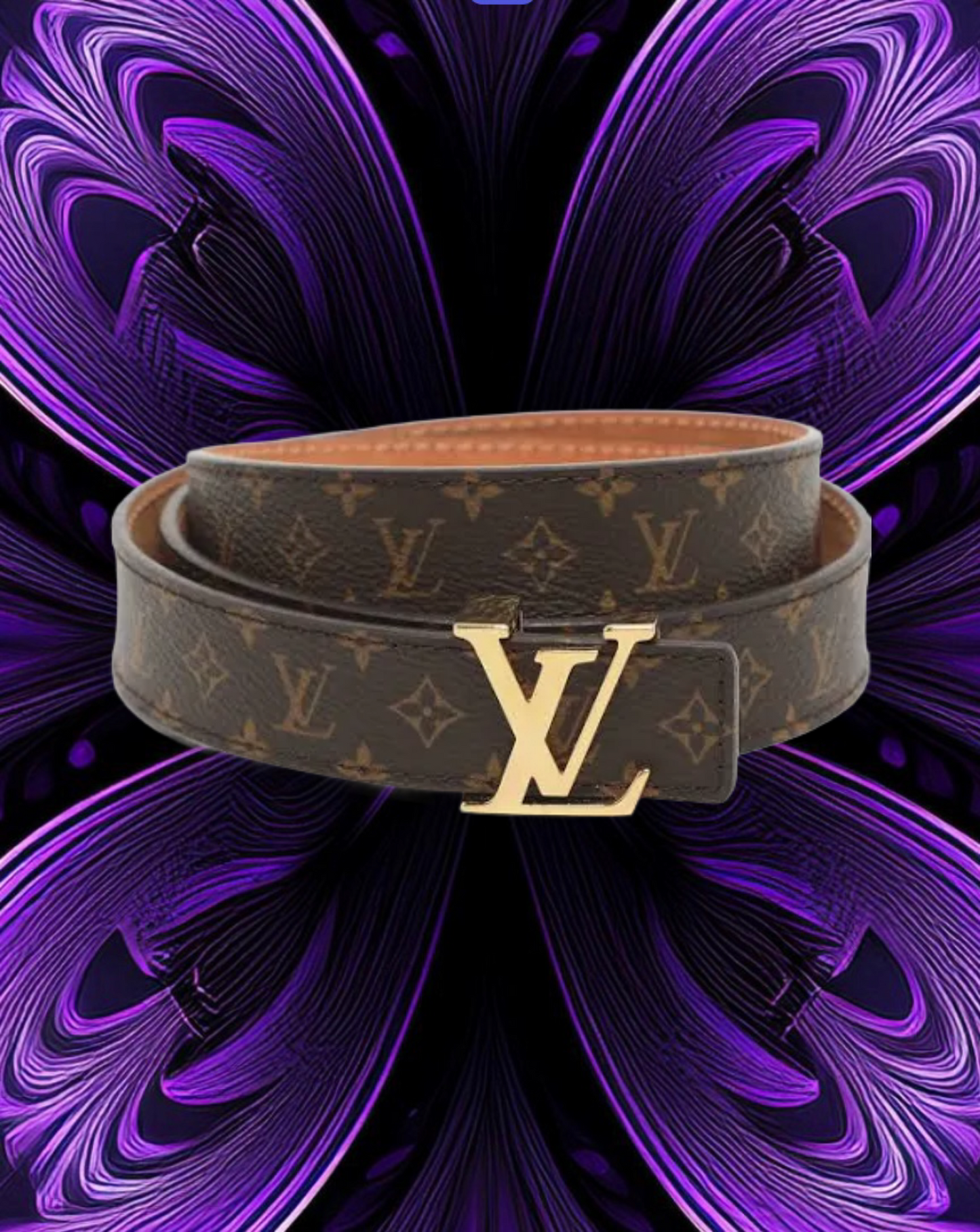 Lv belt - brown