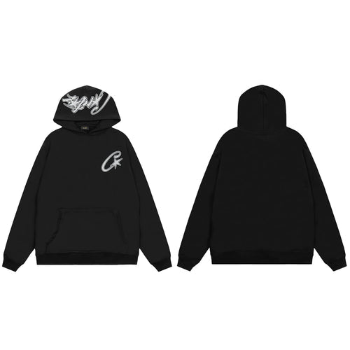 Corteiz c star hoodie - black
