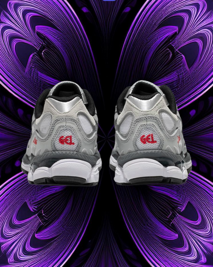 Asics gel NYC “white steel grey”