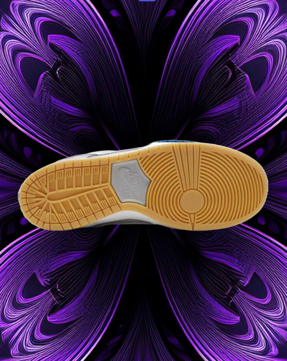 Grey wolf gum sb dunks