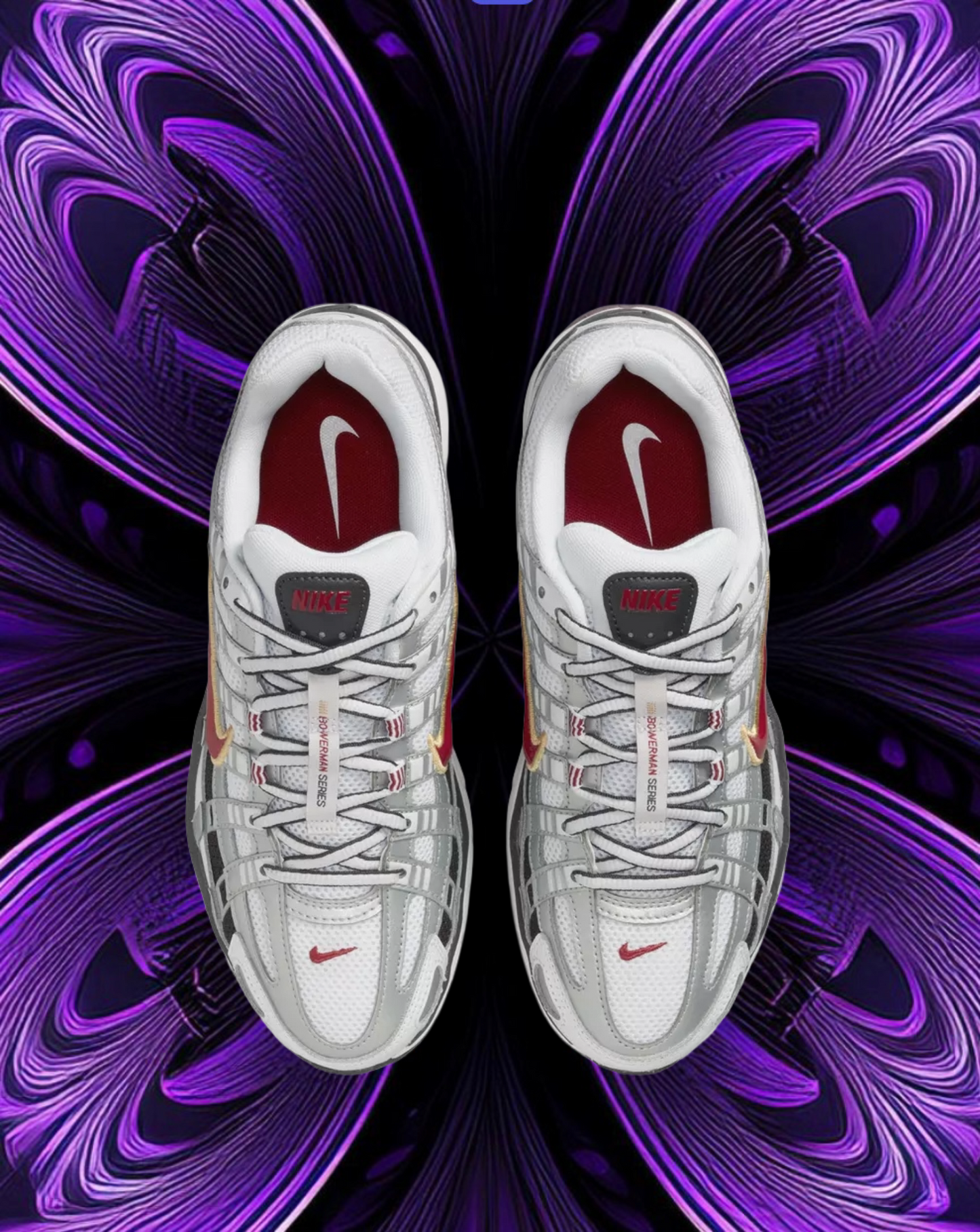 Nike p-6000 “metallic silver red”