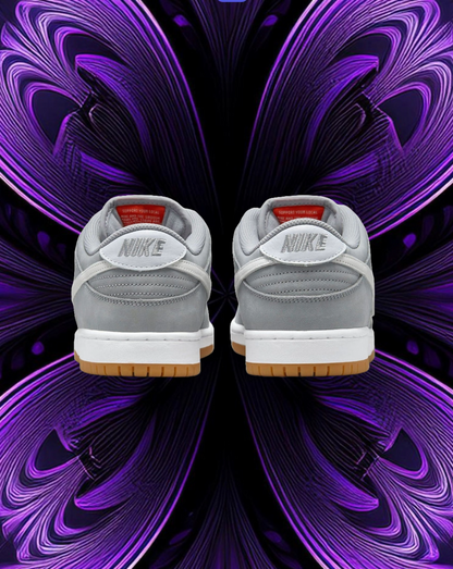 Grey wolf gum sb dunks