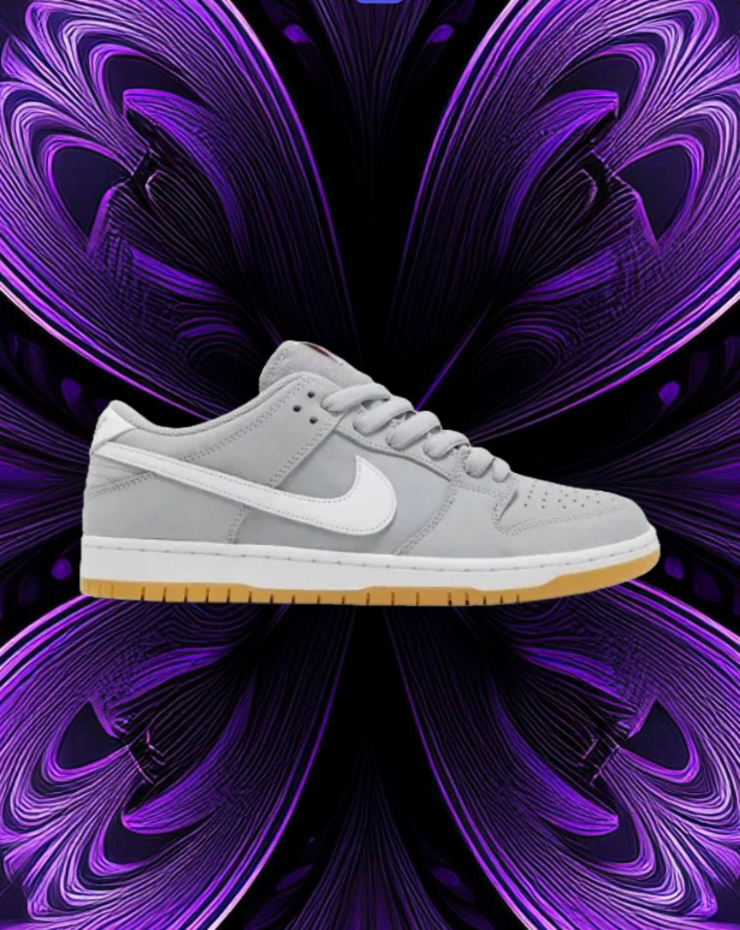 Grey wolf gum sb dunks