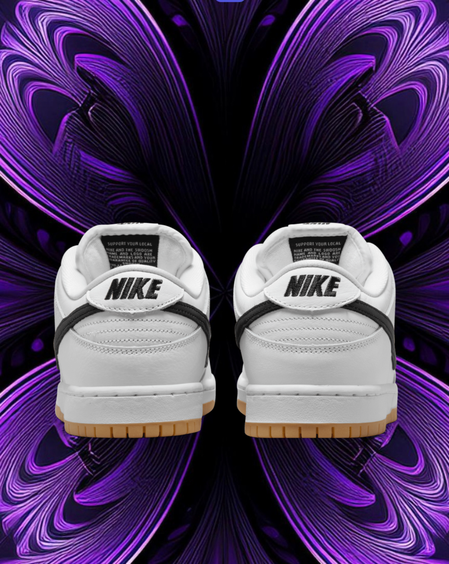 Nike sb dunks (white gum)