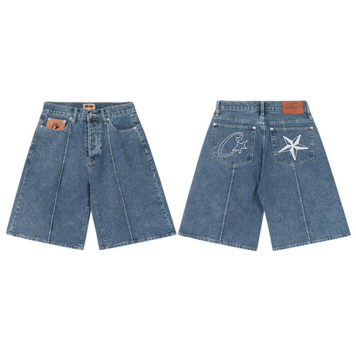 Corteiz c star jorts - blue