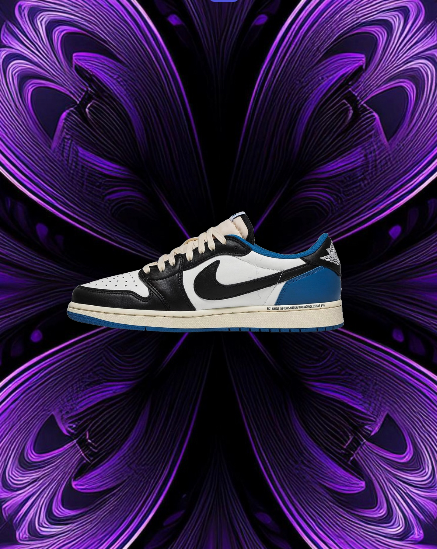 Travis scott Jordan 1 low fragment