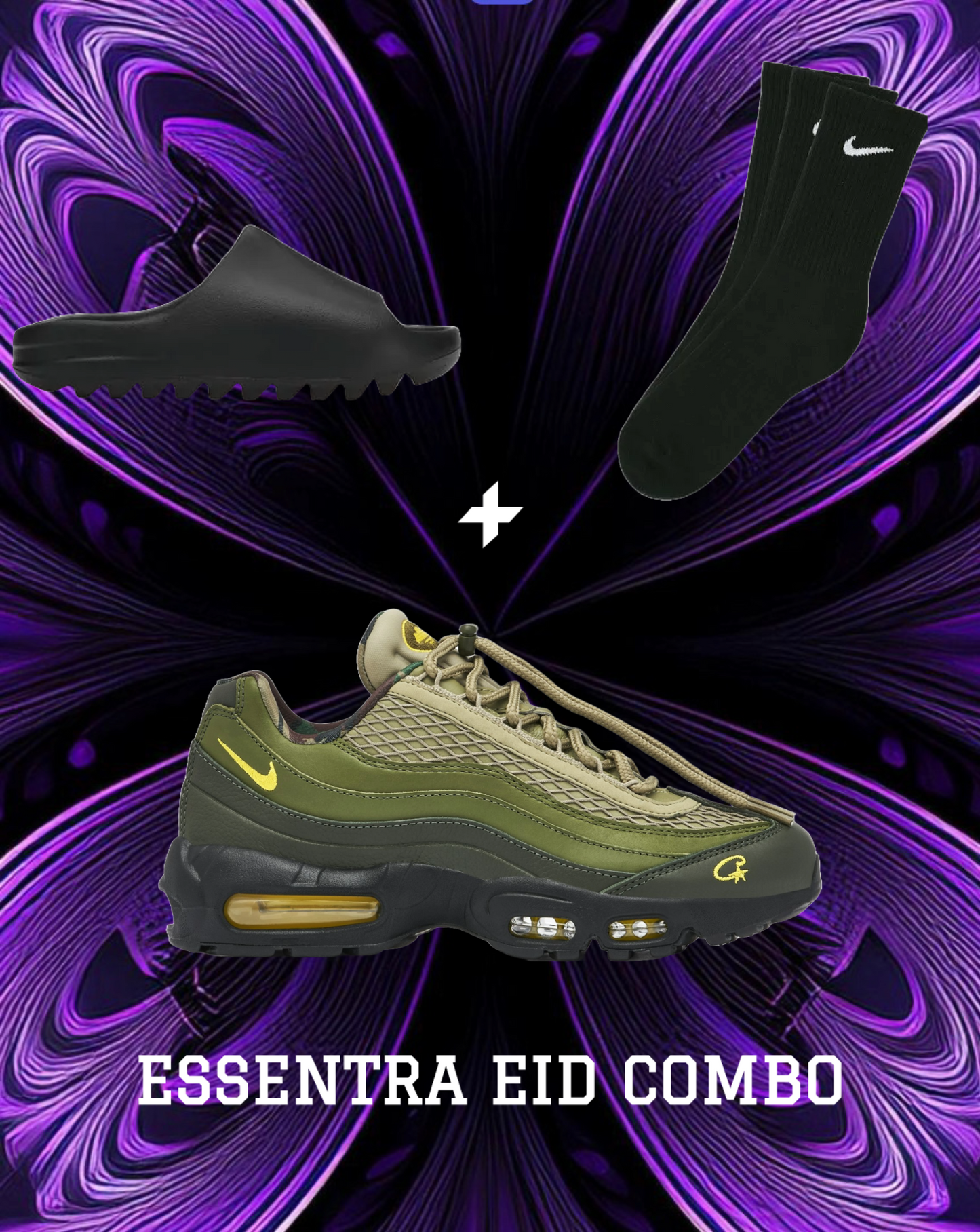 Corteiz gutta green Eid combo