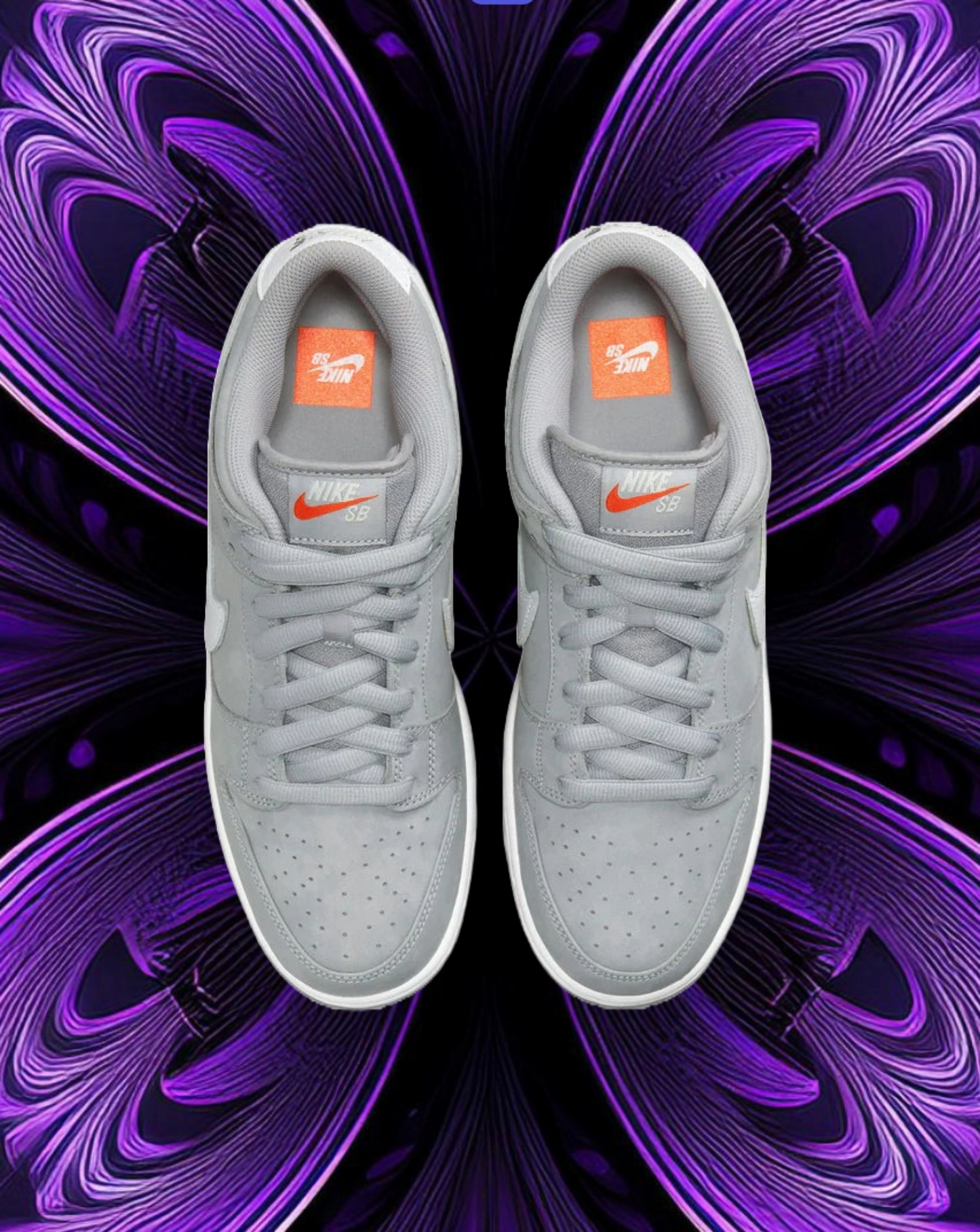 Grey wolf gum sb dunks