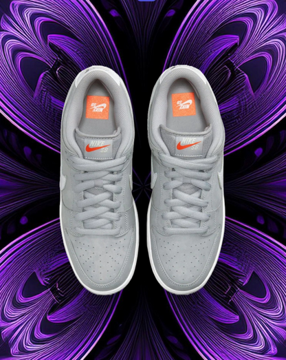Grey wolf gum sb dunks
