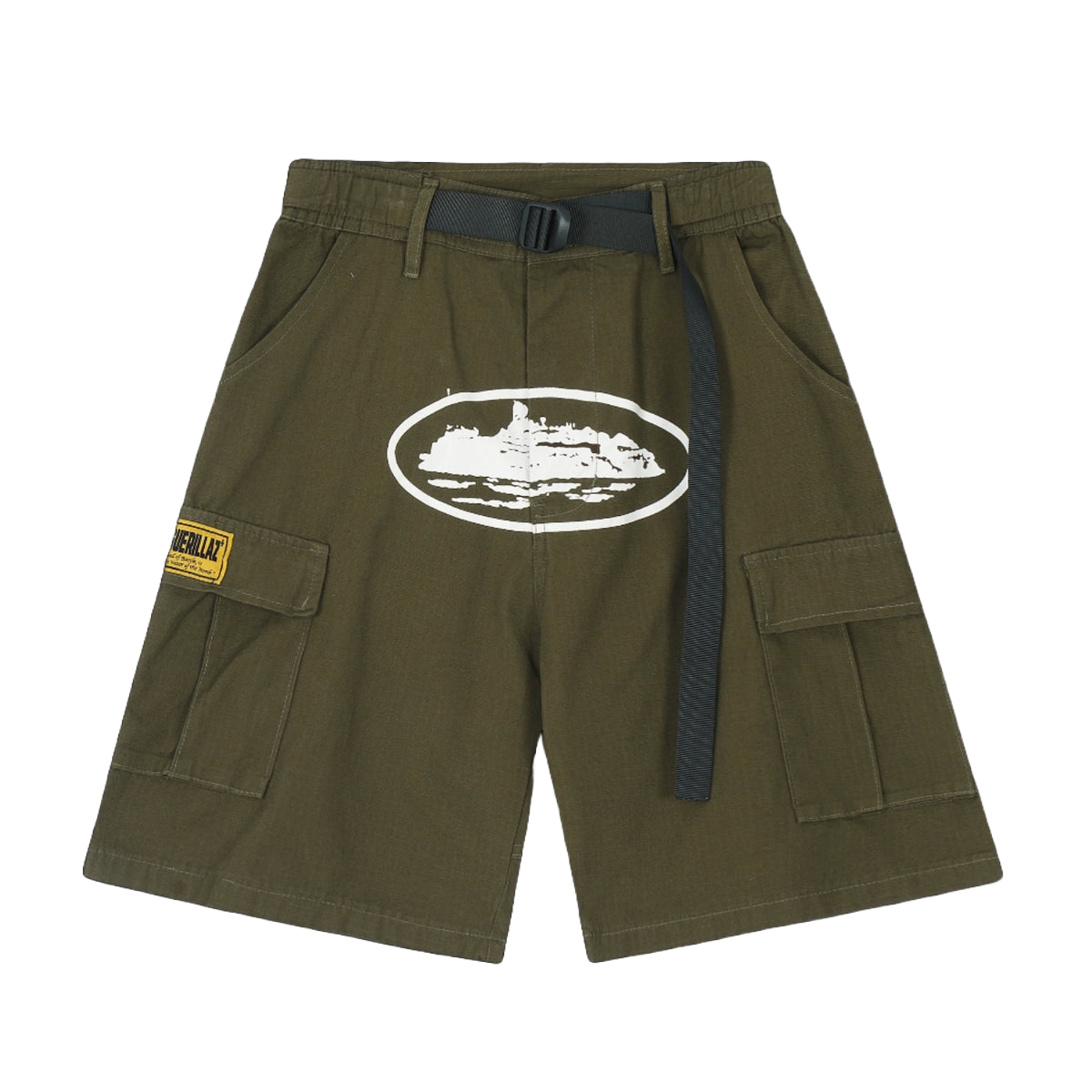 Corteiz cargo shorts (green)