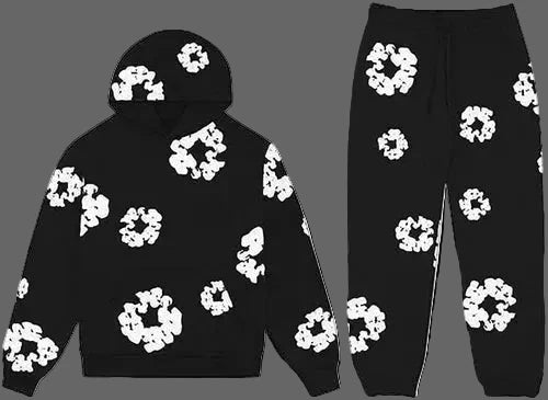 Denim tears tracksuit - black