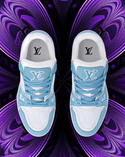 Lv trainers baby blue