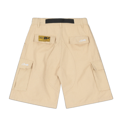 Corteiz cargo shorts (beige)