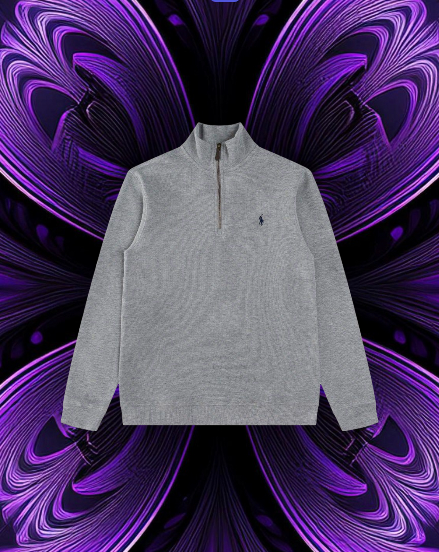 Ralph lauren quarter zip “grey”