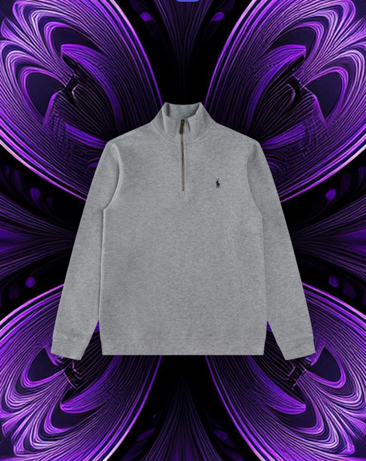 Ralph lauren quarter zip “grey”