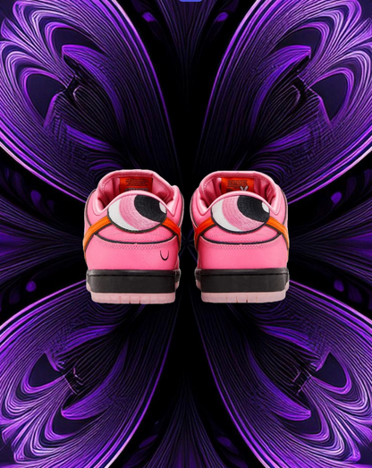 Powerpuff girls X Nike SB dunks (blossom)